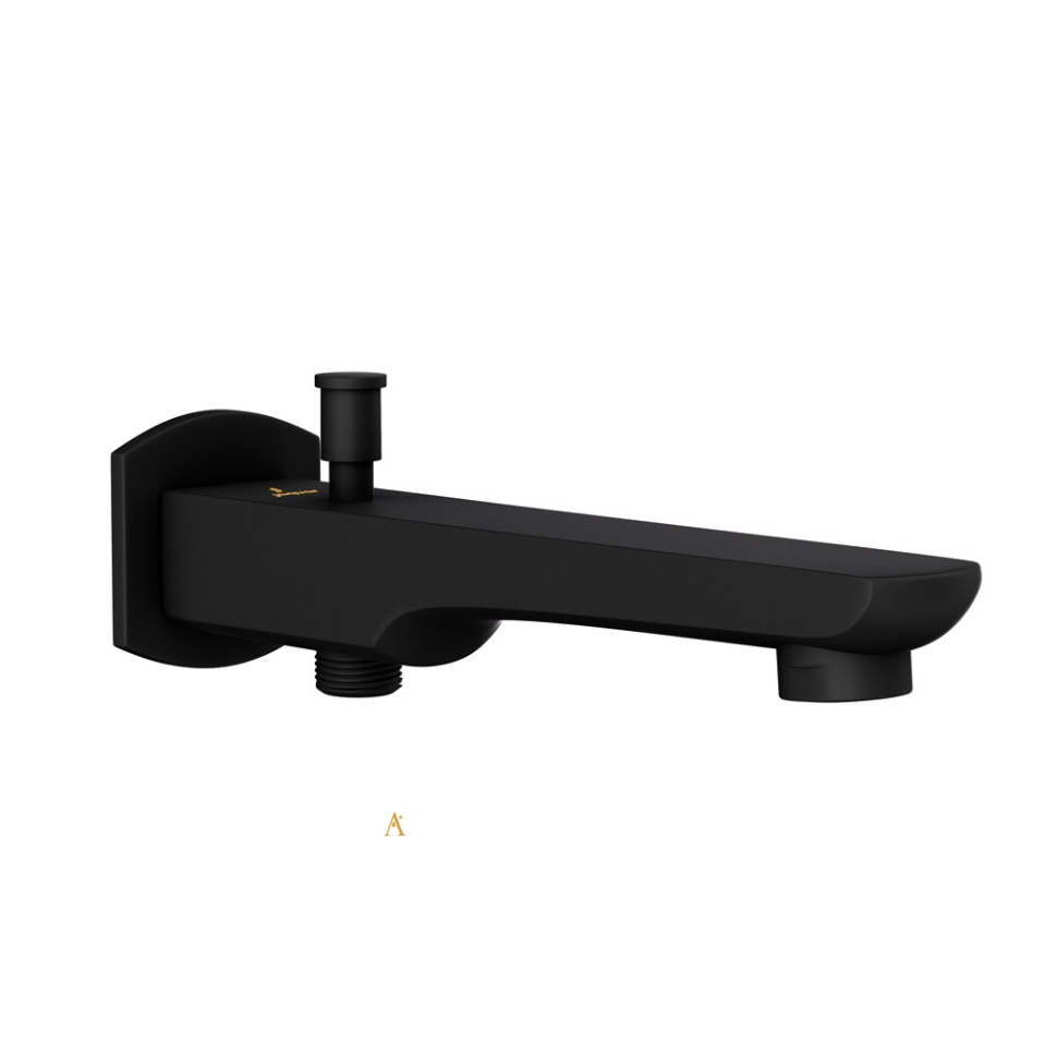 KUBIX PRIME BATH TUB SPOUT - BLACK MATT