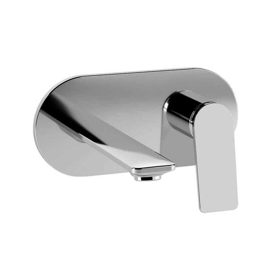 EXPOSED PART KIT OF SINGLE LEVER BASIN MIXER WALL MOUNTED - CHROME 