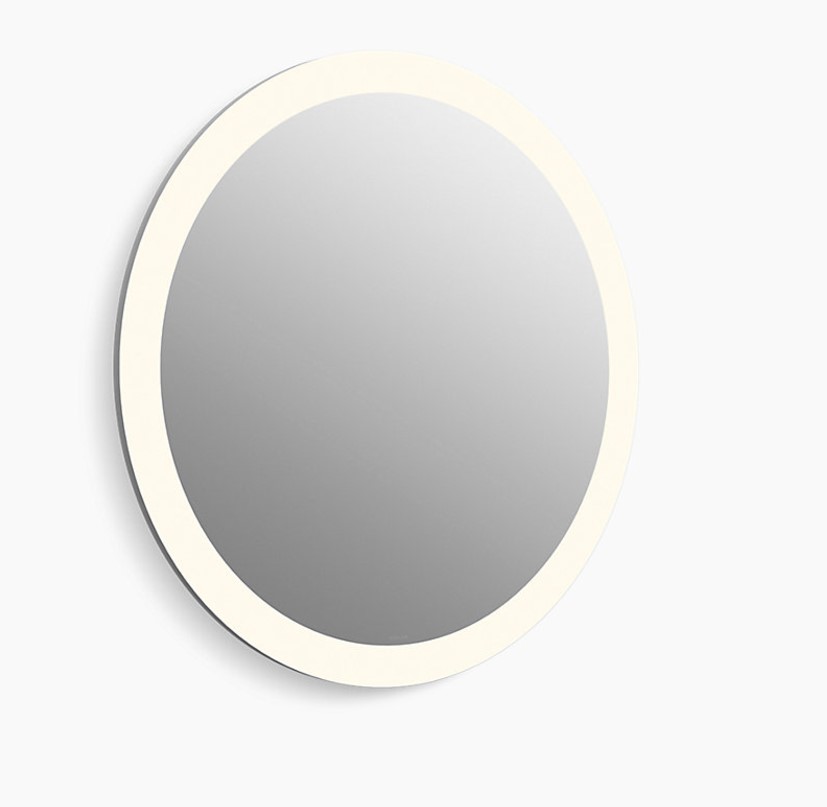 Round Lighted Mirror