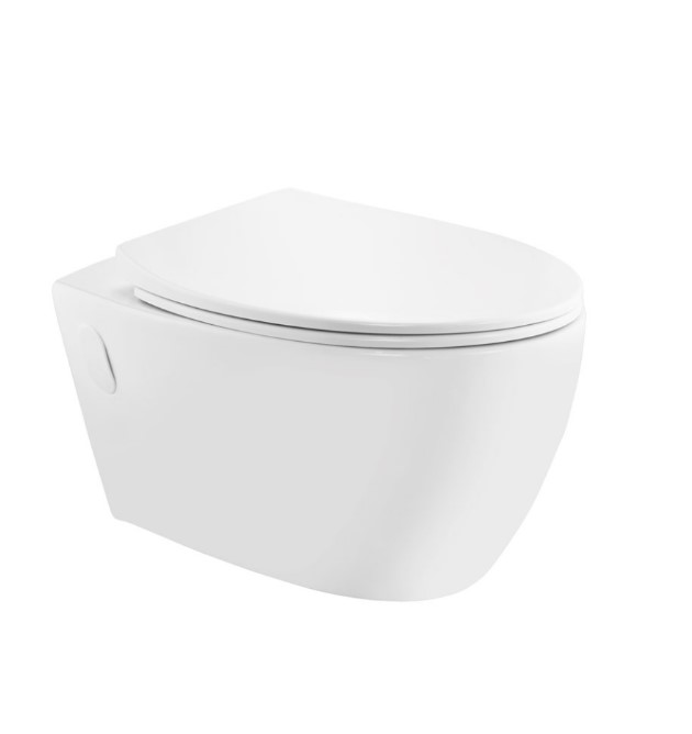 RIMLESS WALL HUNG WC WITH UF SOFT CLOSE