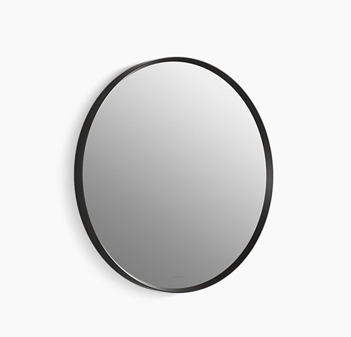 Round Framed Mirror