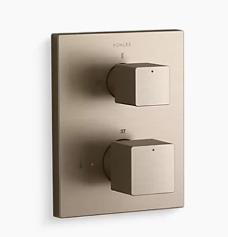 AUTOSENSE THERMOSTAT REC B&S SQUARE TRIM